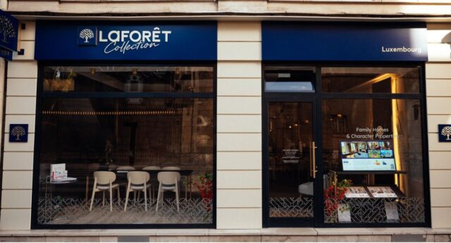 Façade de l’agence Laforêt Collection Luxembourg, dans le 6ᵉ arrondissement de Paris